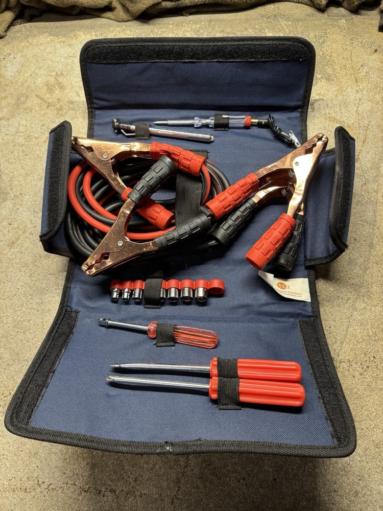 TotalSourceSolutions Roadside Emergency Vehicle Kit Jumper Cables Kit