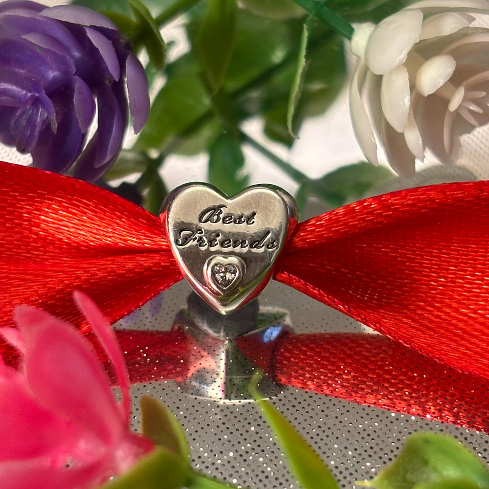 Pandora 💖 Best Friends Heart Charm 🌟💫