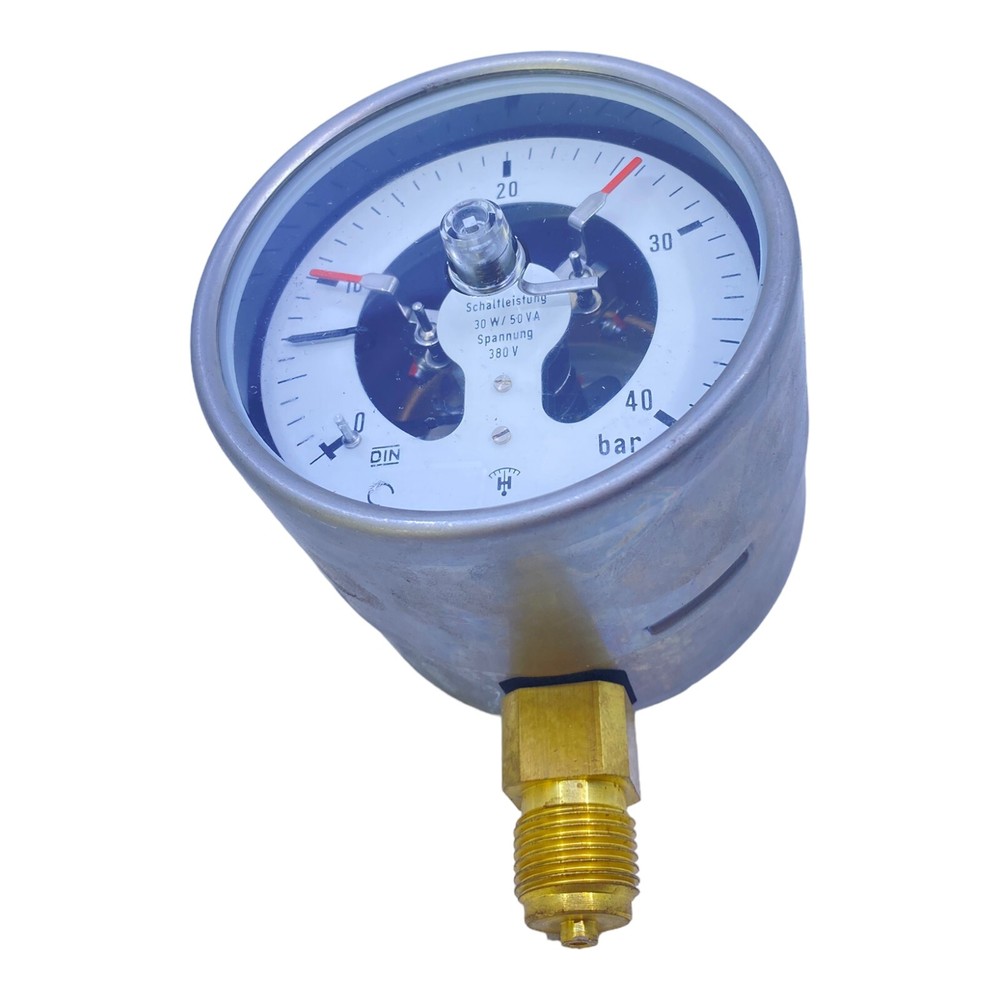 Kobold Manometer with Contact Function 30W 50VA 380V 0-40 Bar