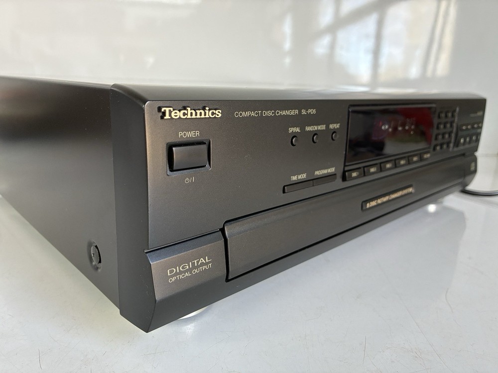 Technics SL-PD5 CD Changer 5 Disc Rotary CD Changer With Original Box