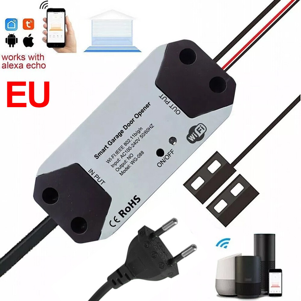 WIFI Smart Home Garage Door Opener Wireless APP Remote Controller Switch