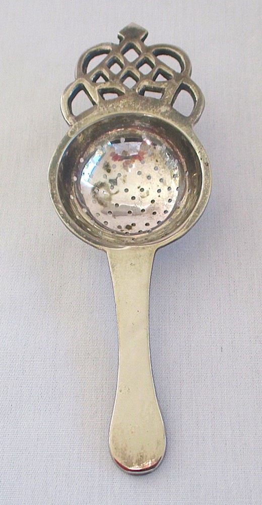 Vintage Kent Silver Plate Tea Strainer India