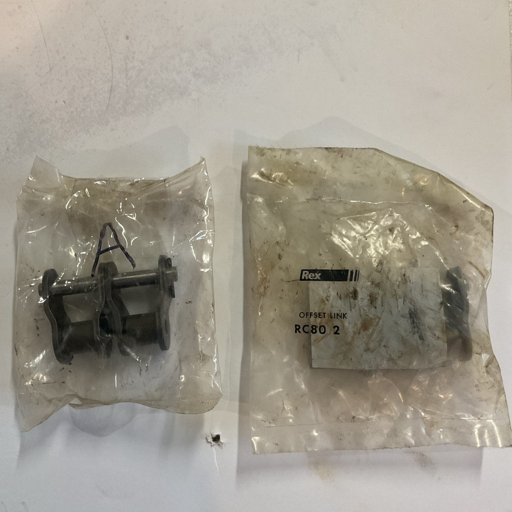 Qty 2 - Rexnord Renold 80 Offset Link RC80 2