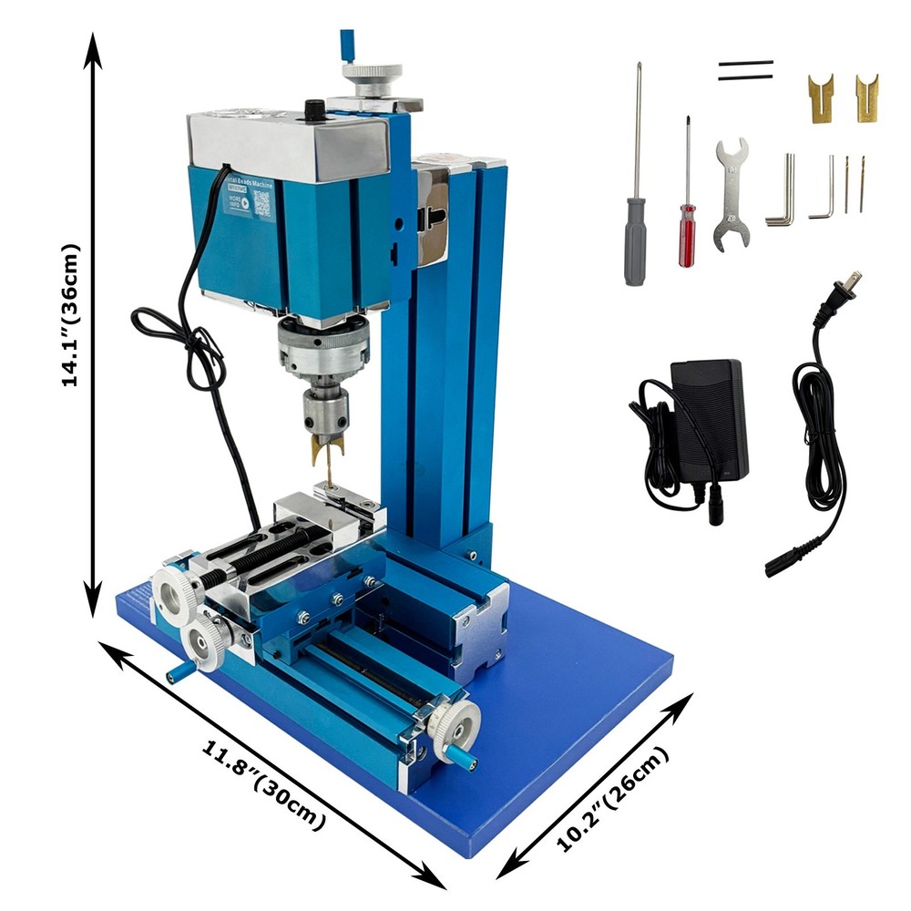 Used!!! Micro Metal Drill Milling Machine Teaching Attachments for Making Bead