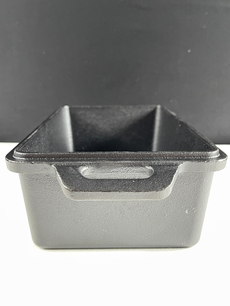Northriver Casting Black Rectangular Cast Iron Loaf Pan Set 9"x5"