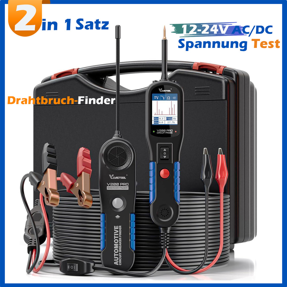 12V 24V Car Electrical Circuit Tester Powerscan Probe AVOMeter Diagnostic Tools