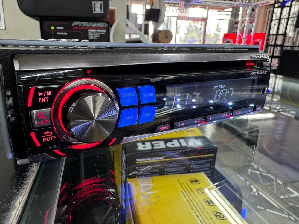 TESTED ALPINE CDE-9874  STEREO  Pristine Condition