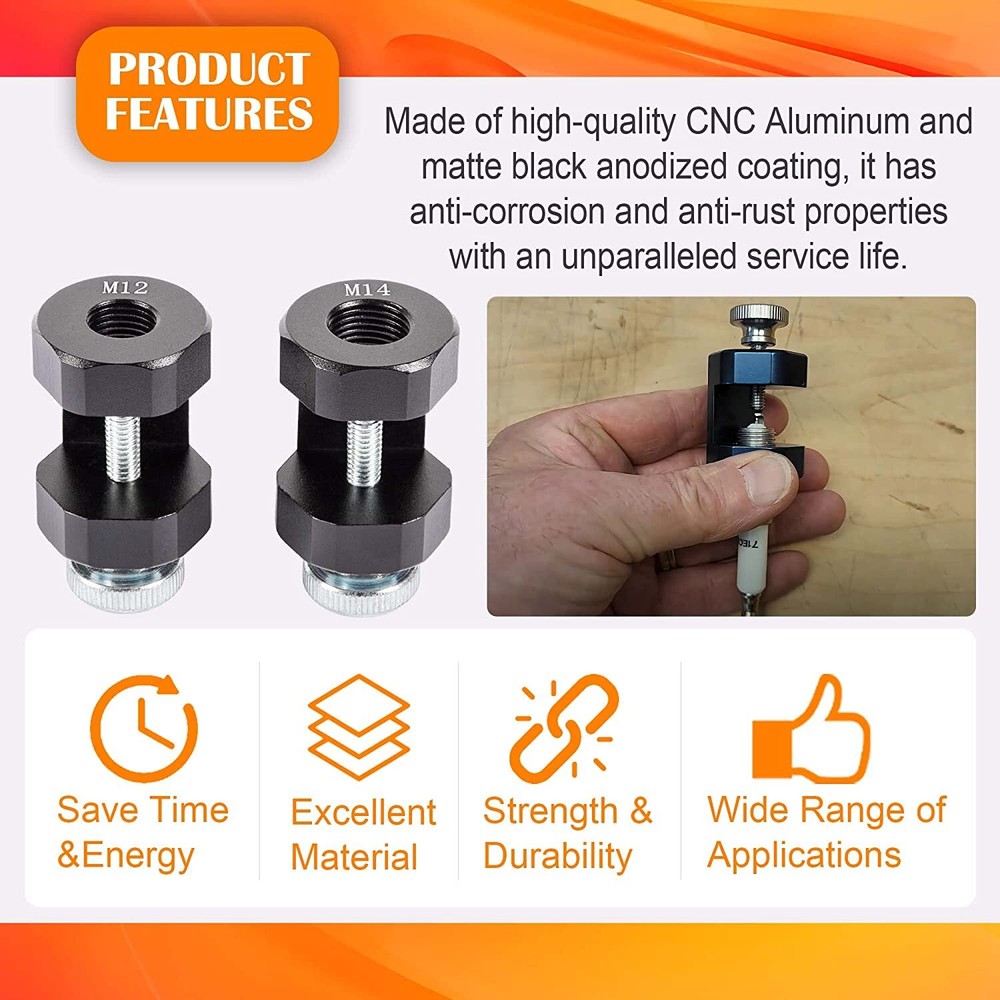 12mm &14mm Engine Spark Plug Caliper Universal Precision Car Spark Plug Gap Tool