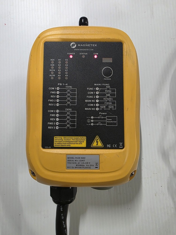 Magnetek Flex 4EX2 Radio Remote Control System 120V 60Hz