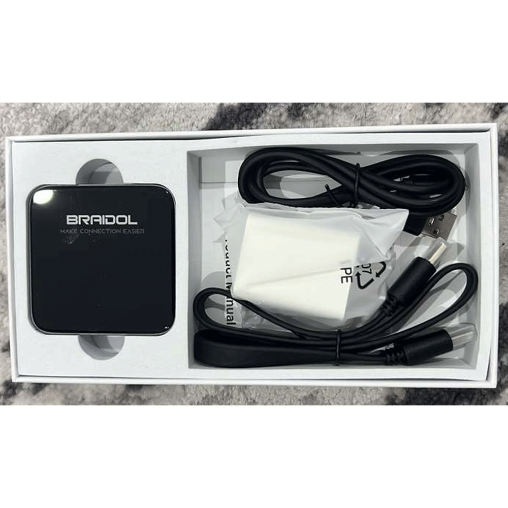 BRAIDOL Wireless HDMI Display Dongle Adapter UpgradedTransmitterStreaming Screen
