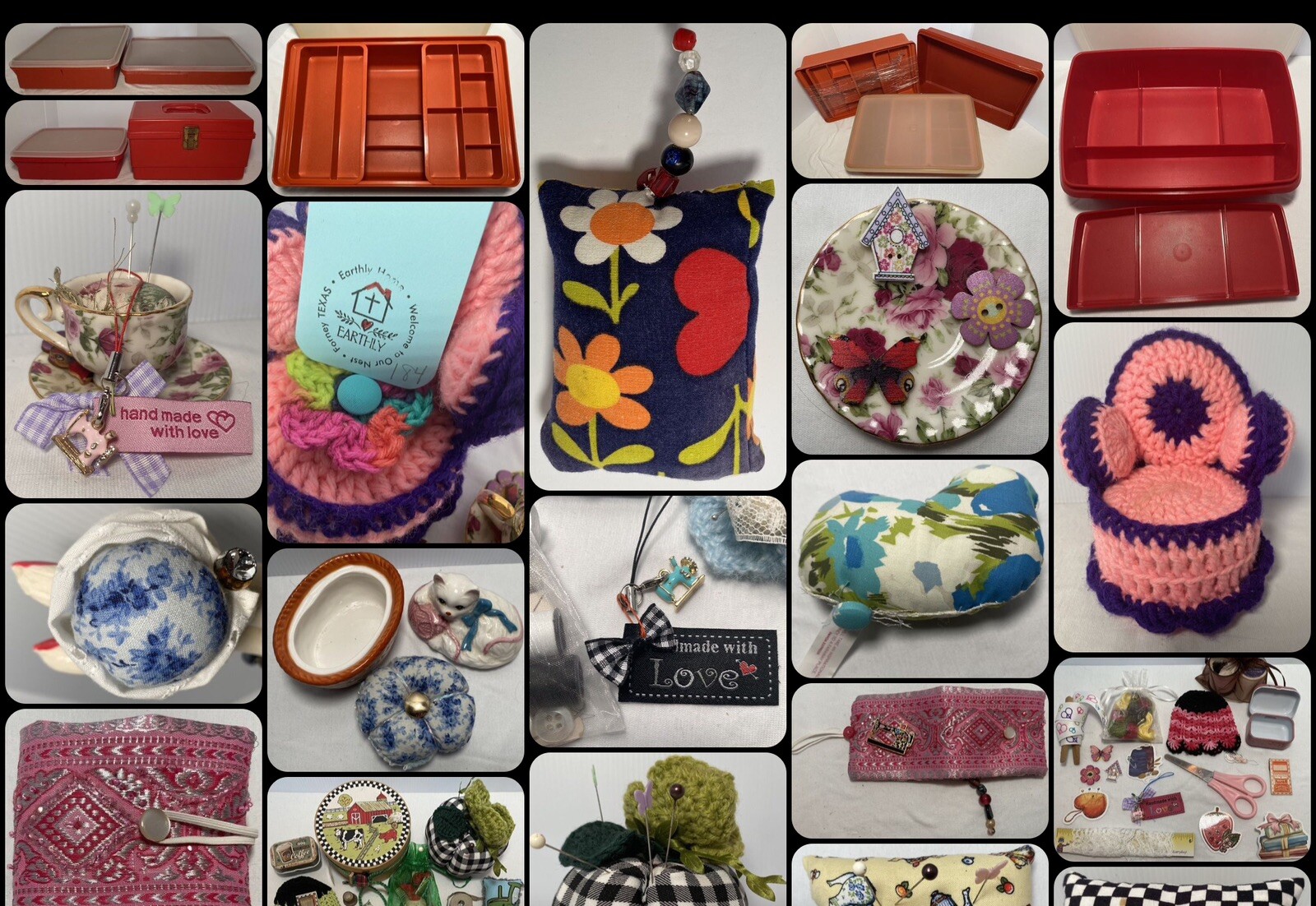 Pin cushion Needle Book Notions 31