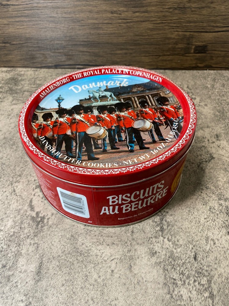 Vintage Denmark Imported cookies Tin