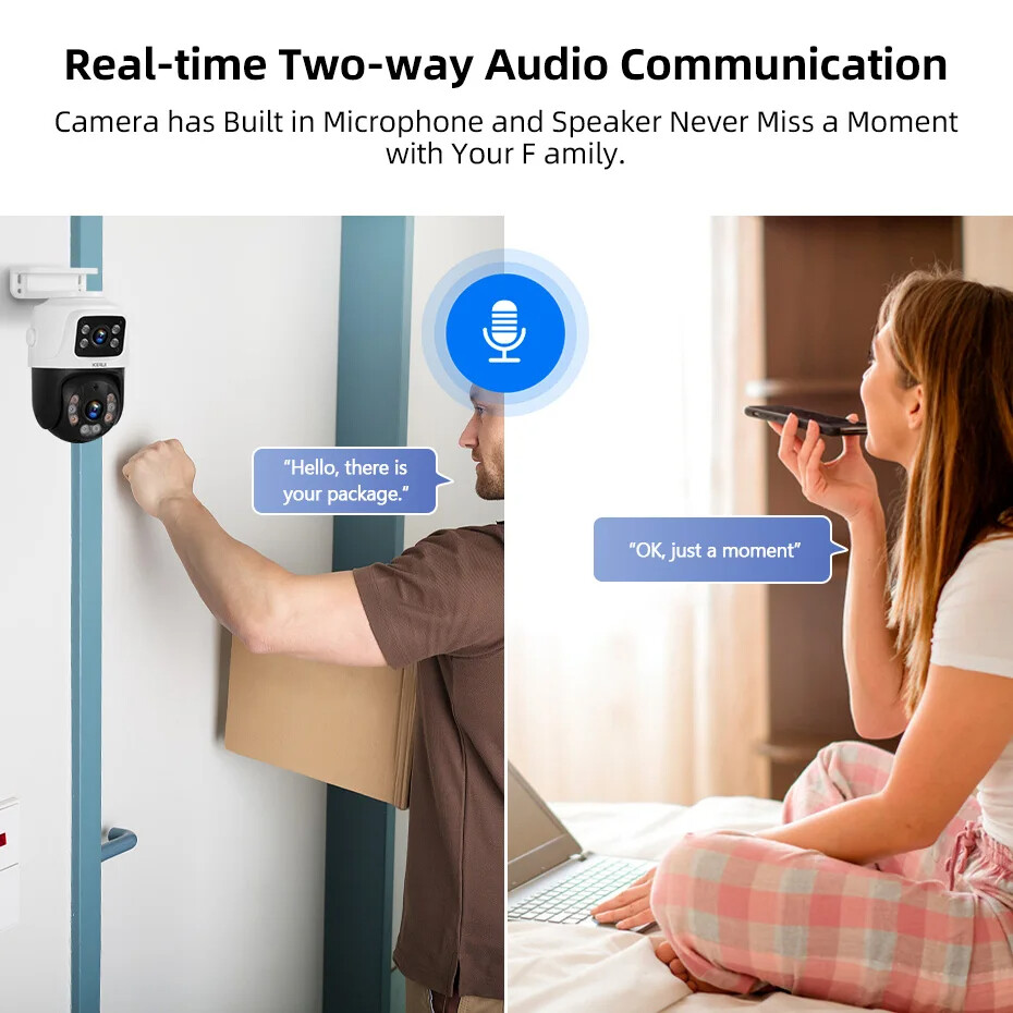 6MP POE Security Camera System 8PCS PTZ Outdoor Home Security Cameras 8CH NVR