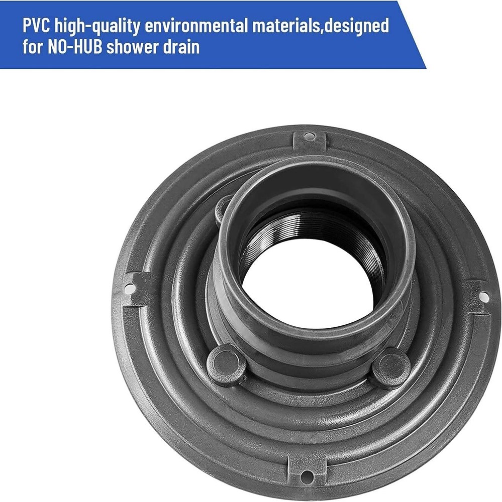 Corrosion-Resistant 2-Inch Shower Drain Base Kit - Complete Installation Package