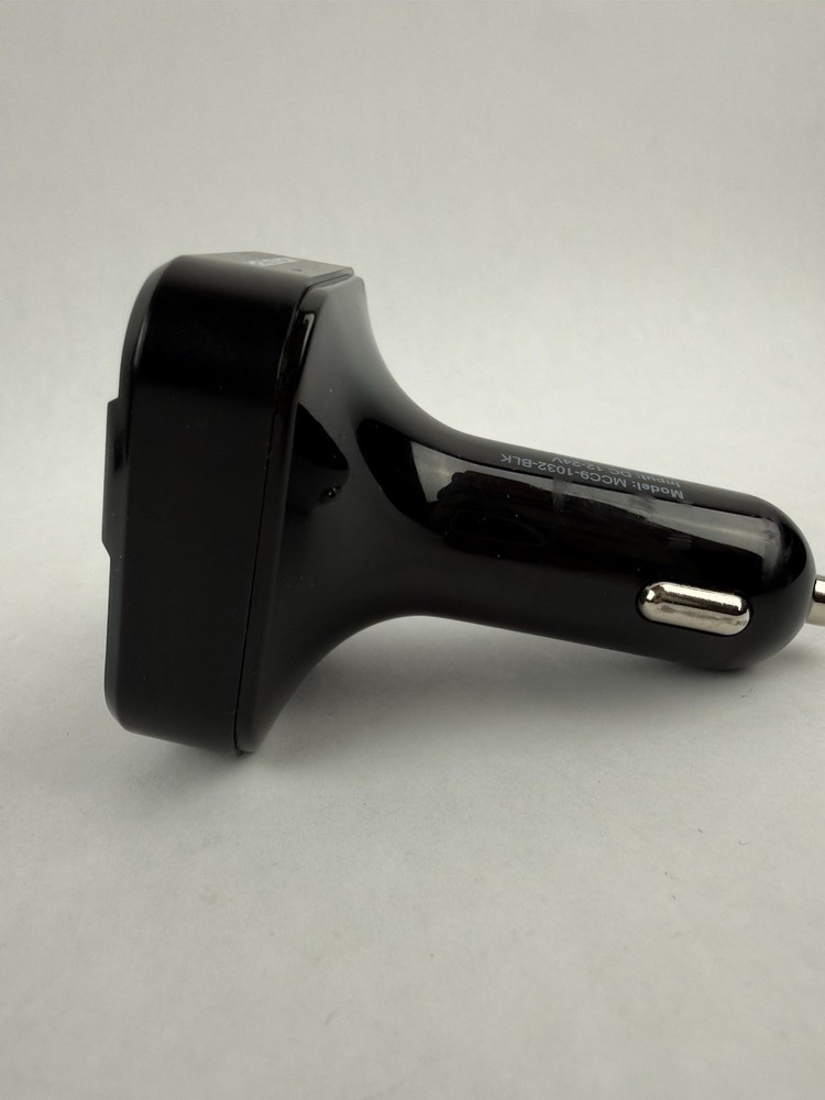 Monster Bluetooth FM Transmitter 3.4 Amp USB Charging Ports Tested MCC9-1032-BLK