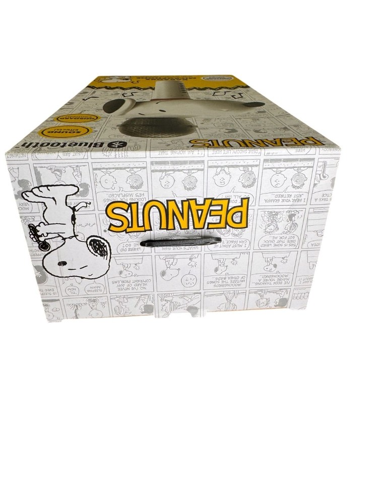 Peanuts Snoopy Karaoke Microphone With Wireless Speaker Bluetooth Rechargeable B