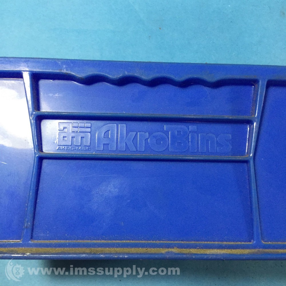Akro Mils 30 220-6 Blue Plastic Storage Stacking Hanging Bin USIP