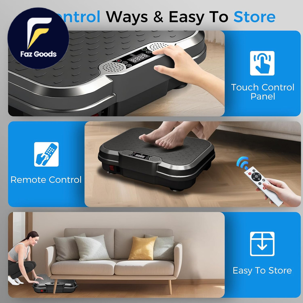 AoraPulse Vibration Plate Exercise Machine Vibration Plate for Lymphatic Dra...