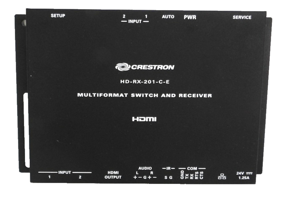 CRESTRON HD-RX-201-C-E Multi Format Switch & Receiver HDMI, NO DC POWER SUPPLY