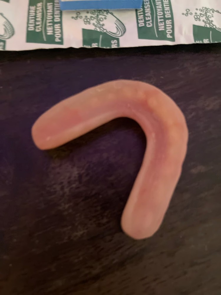 Easy Denture bottom and unbranded bottom denture lot