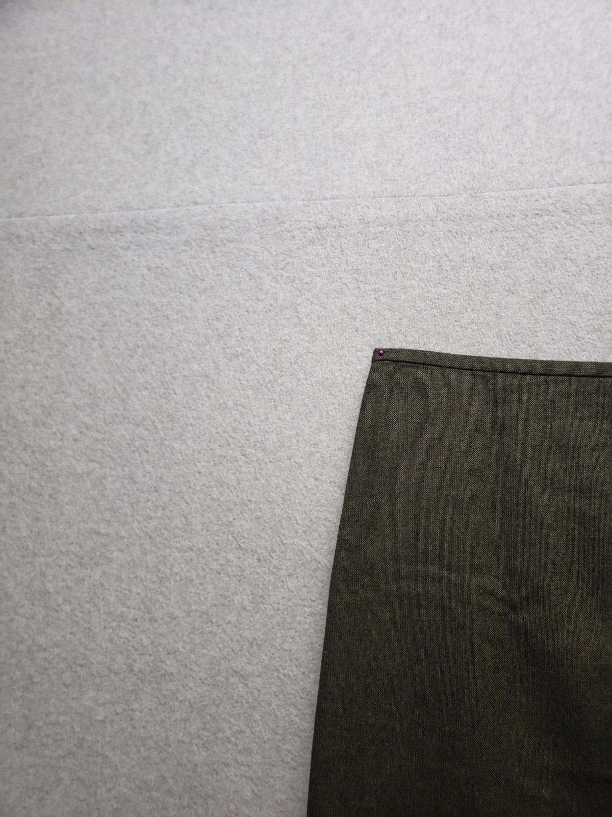 LOFT Women A Line Skirt 10 Brown Knee Length Slit Back Zip Career Formal Office