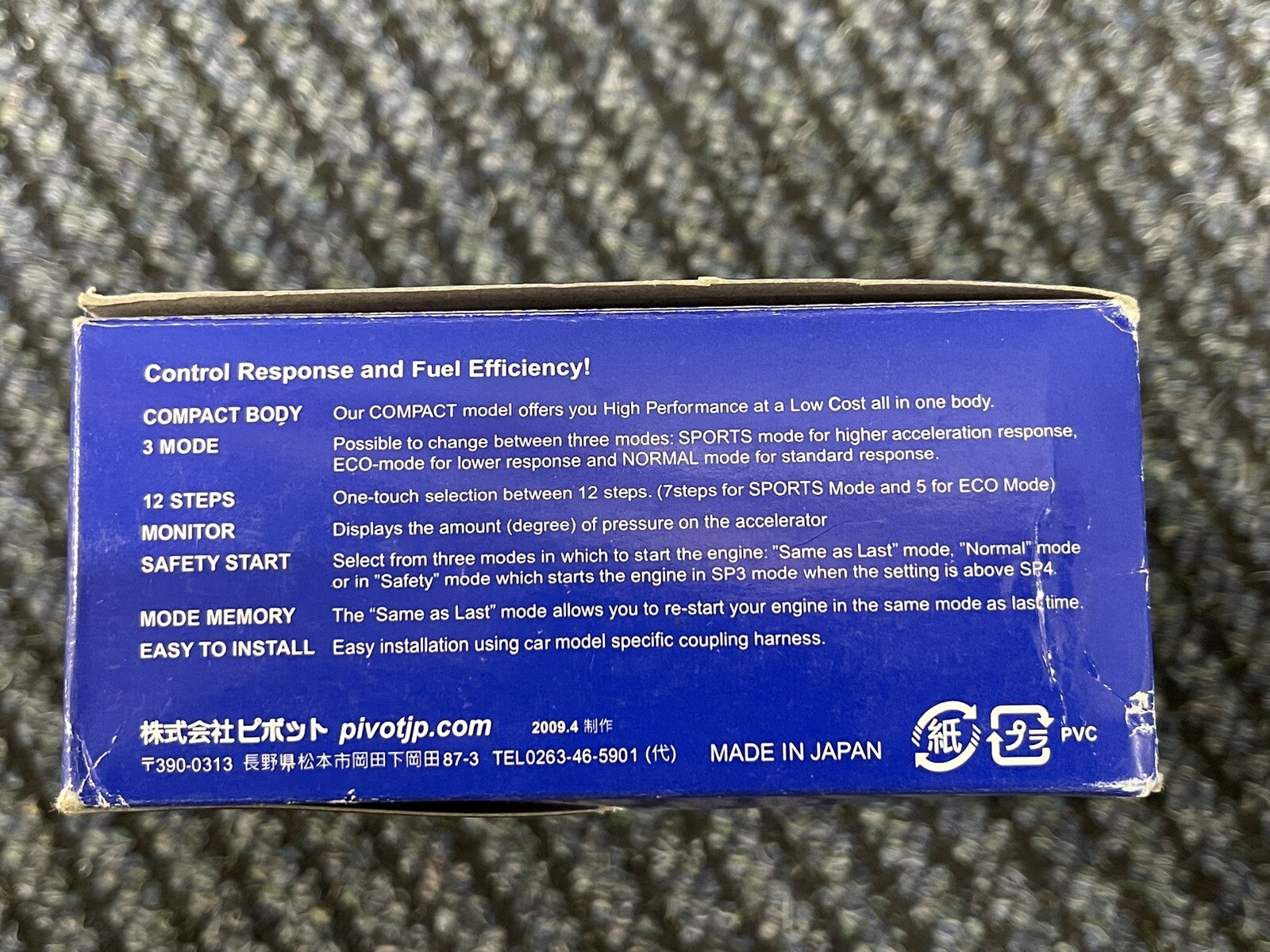 BRAND NEW PIVOT THC 3-DRIVE Compact THROTTLE CONTROLLER FREE SHIPPING