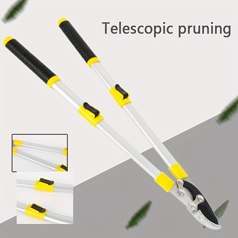 1pcs Strong Telescopic Thick Branch Scissors, Fruit Tree Pruning Garden Scissors