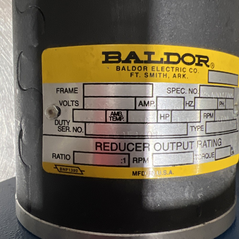 Intelitek Prolight Turning Center Motor-Baldor 90DC. Please Read Description