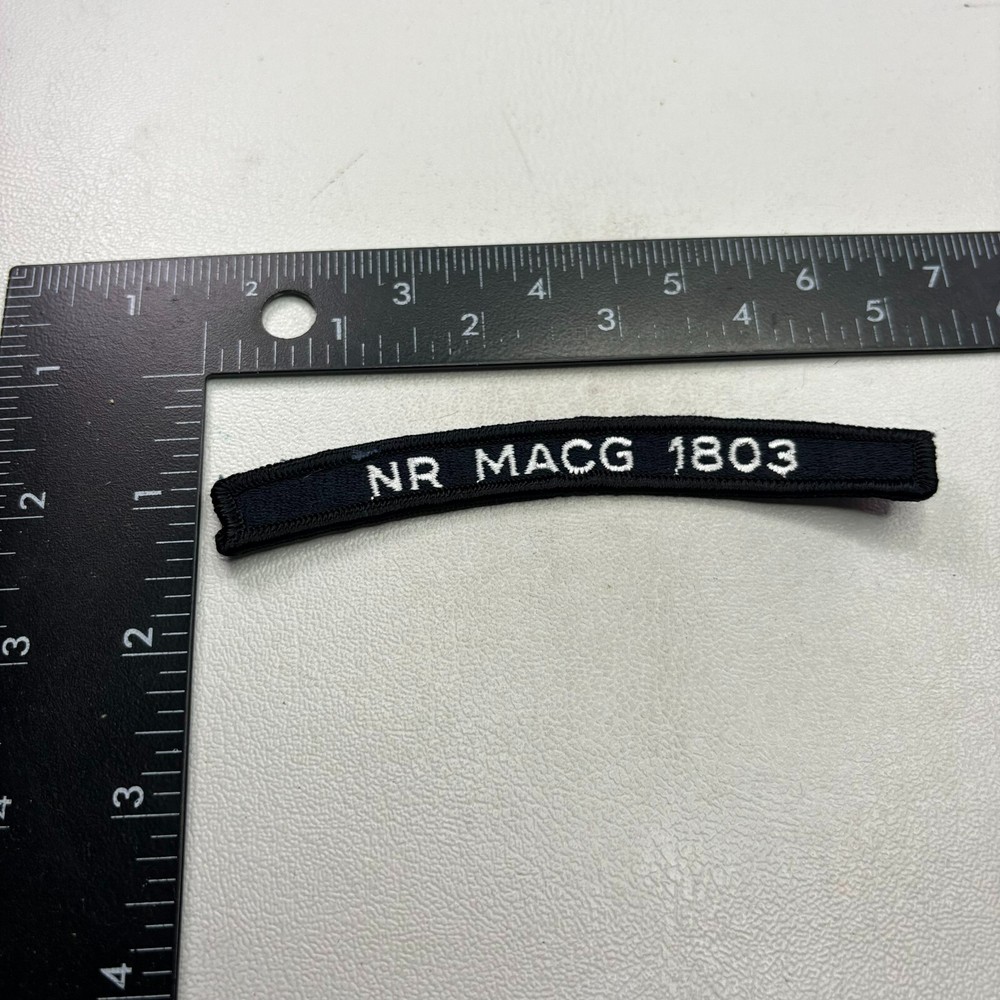 US Navy Reserve NR MACG 1803 Tab Patch (Rocker, UIM) 45H