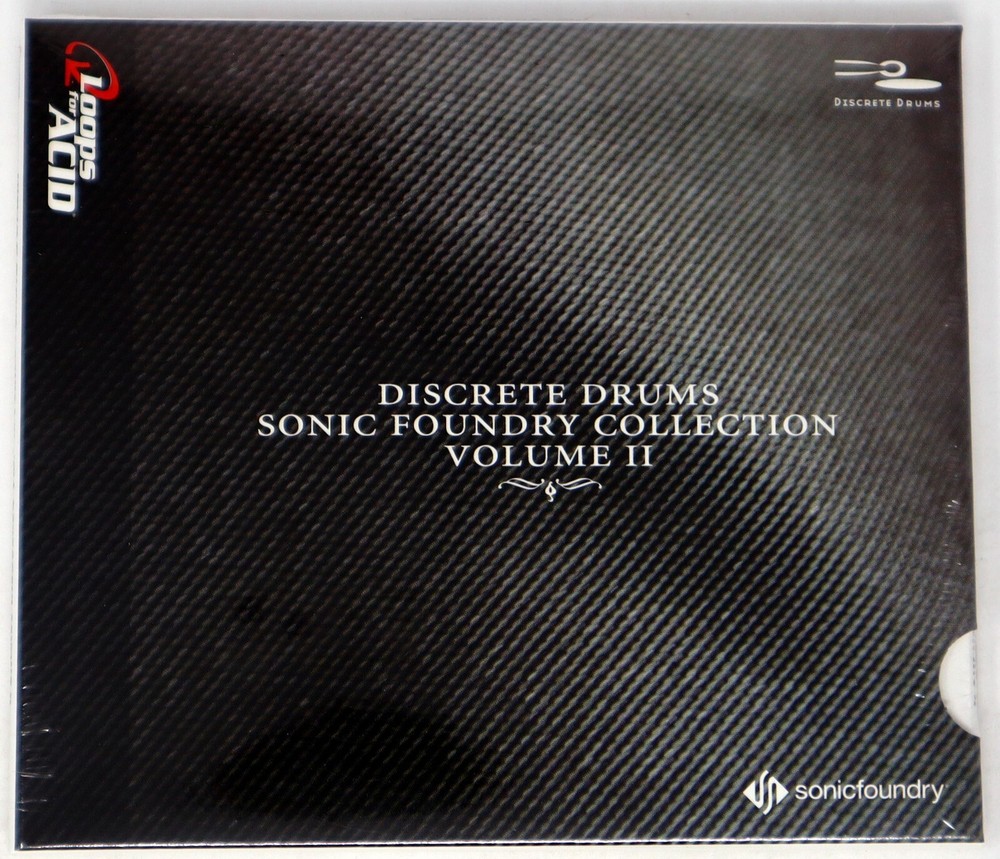 Sonic Foundry Discrete Drums 2 Loops For Acid Sample/Sound Library/Sampling CD
