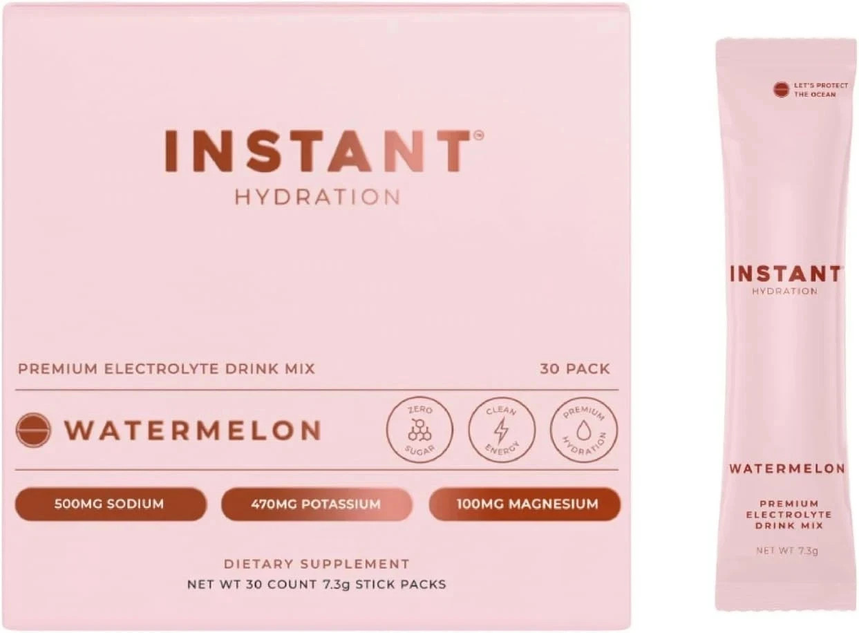Instant Hydration Electrolytes Powder Packets -Watermelon Electrolyte