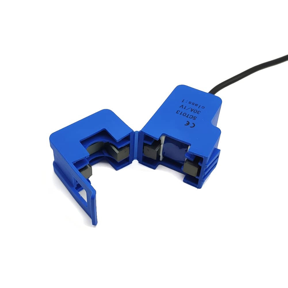2Pcs SCT-013-000 30A 1V Non-Invasive Split Core Current Transformer Sensor SCT01