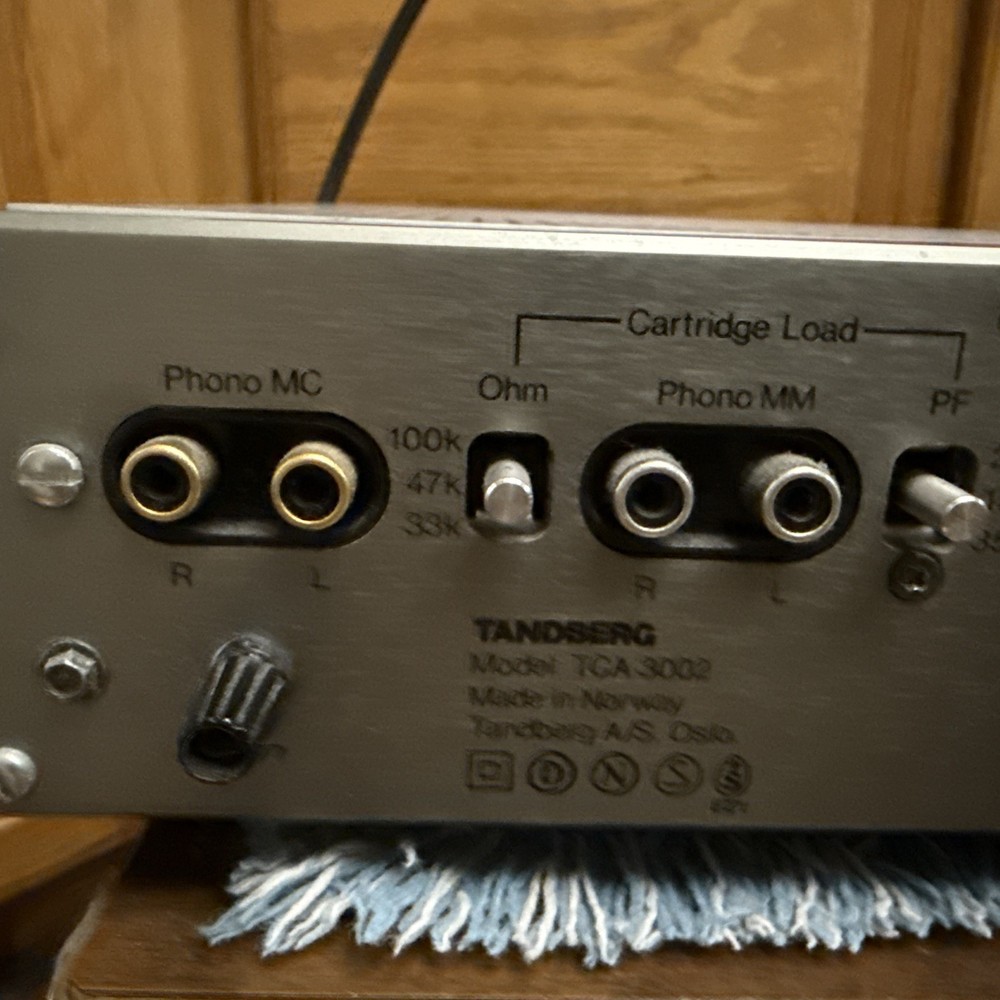 TANDBERG CONTROL AMP TCA 3002 Silver Working