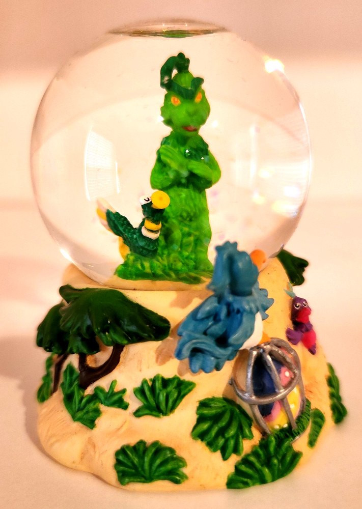 VTG Grinch Mini Snow Globe Rare HTF