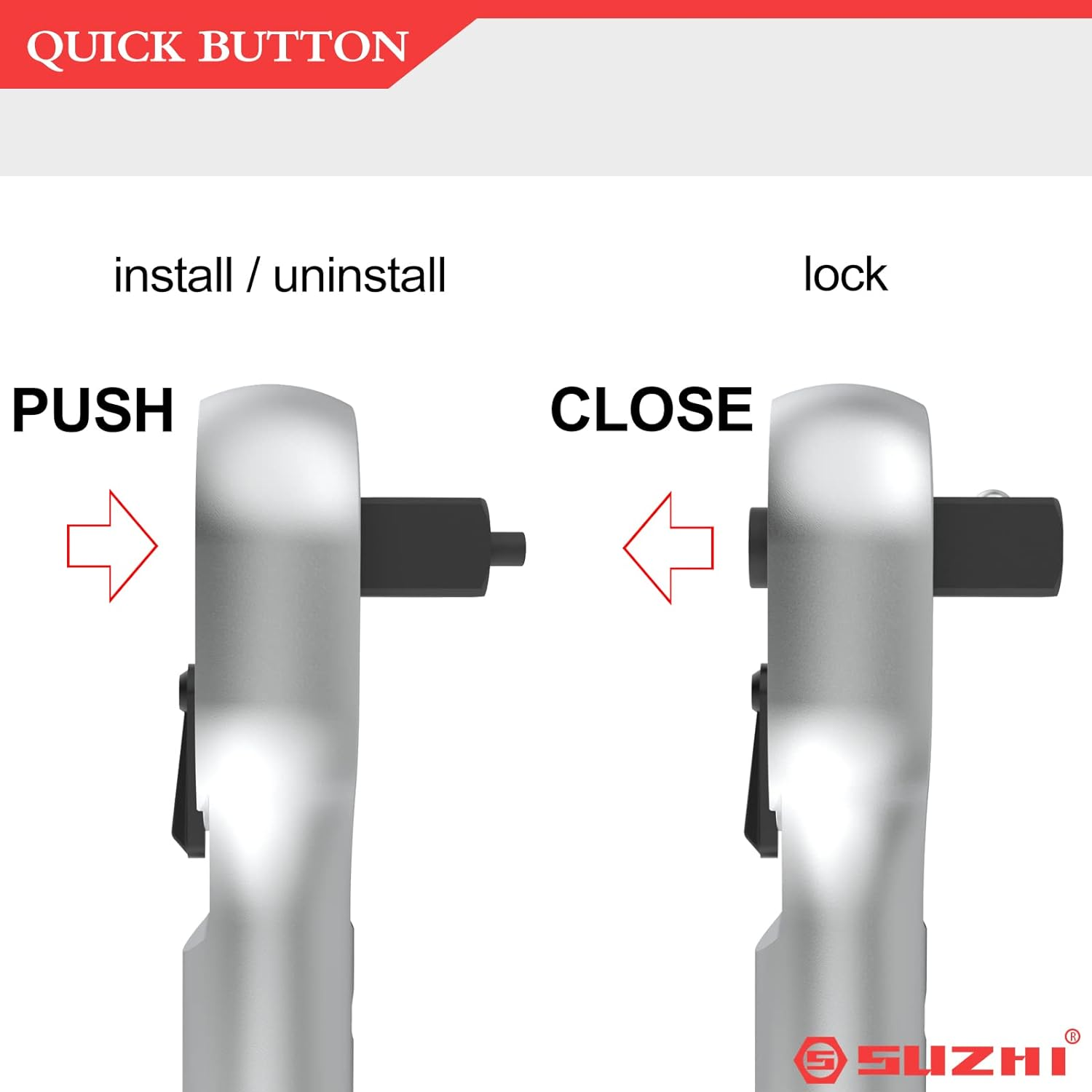 3/4 Inch Drive Click Torque Wrench 100-600 Ft Lb Dual Direction Adjustable Pro