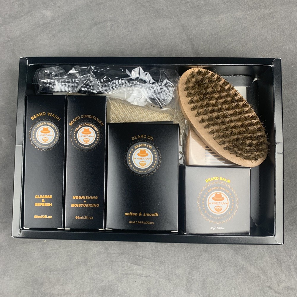 BEARD KIT Grooming Care & Growth 8 Piece  Kit