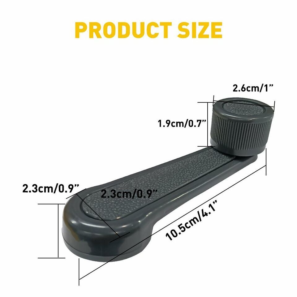 PAIR Window Crank Lever Handle GRAY FOR Toyota Tacoma T100 Pickup Corolla