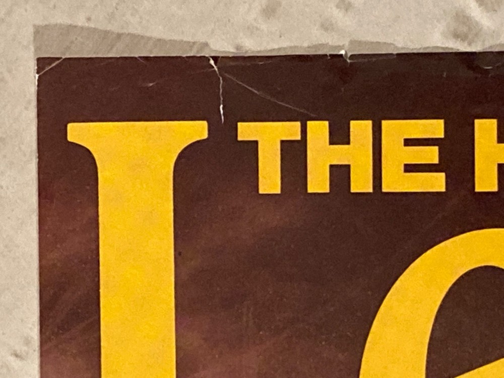 The Human League 1986 Promo Poster Crash A&M Records E