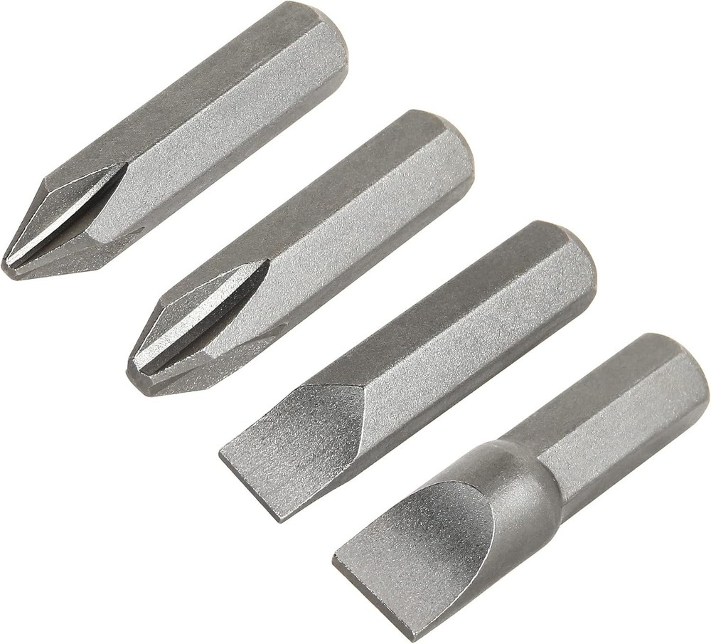 Durable 1/2" Impact Driver Kit with Phillips & Slotted Bits for Rusted Screws