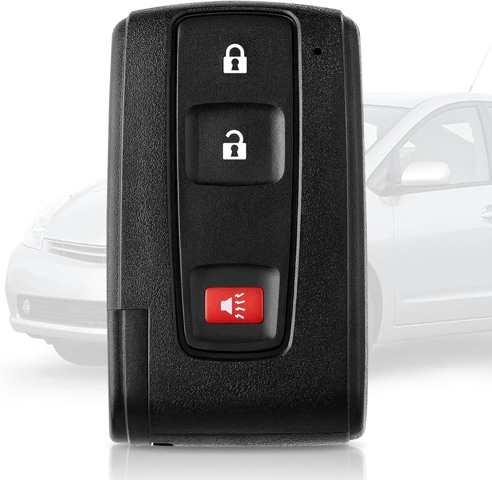 Toyota Prius 2004-2009 Key Fob Replacement Smart Remote Silver Logo