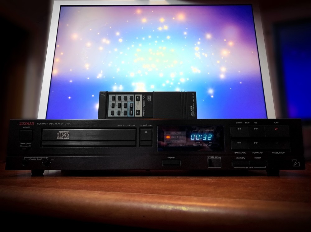 LUXMAN D-100 🌈RaRe🌈 Vintage Stereo Compact Disc Player