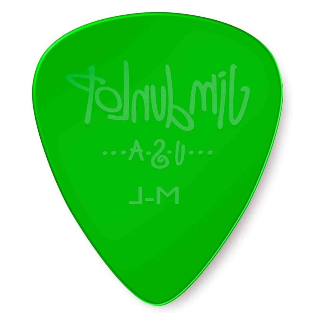 Dunlop Gels Guitar Pick - Green - Medium Light - 72 Pack