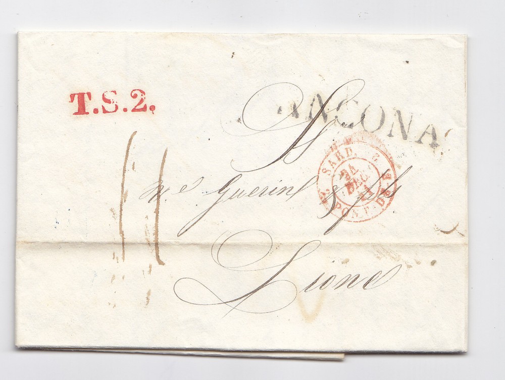 G371-PONTIFICAL STATE-PREF.ANCONA/LYON