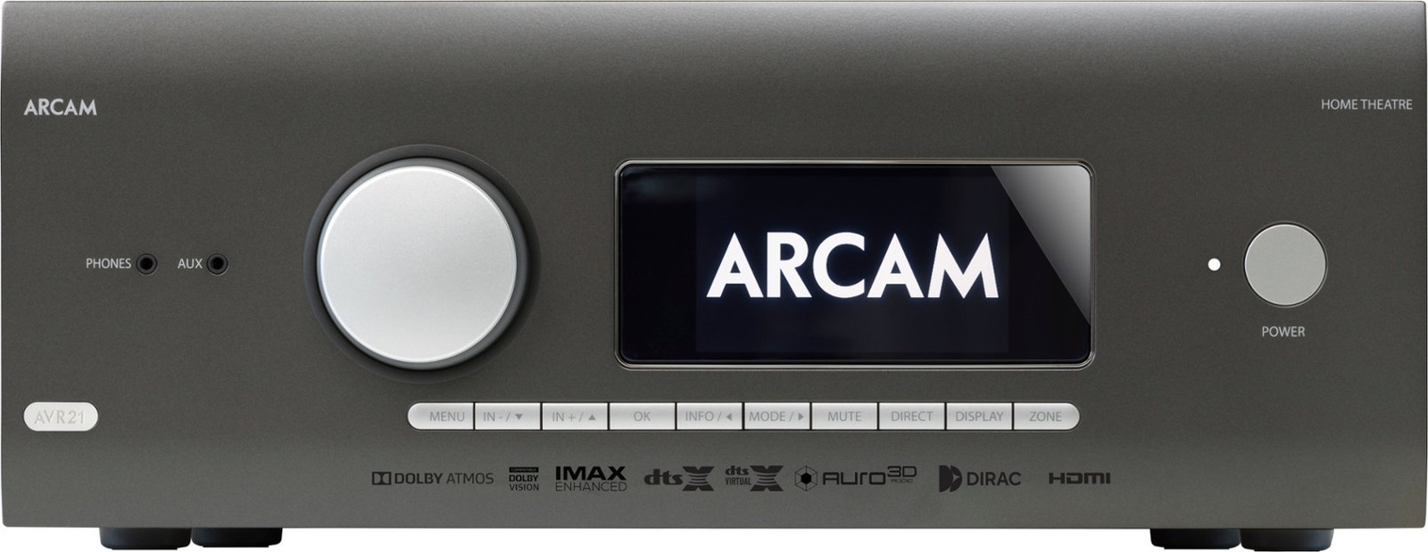 Arcam AVR5 595W 11-Ch A/V Home Theater Receiver, Gray(Used, No Remote, No Box)#d