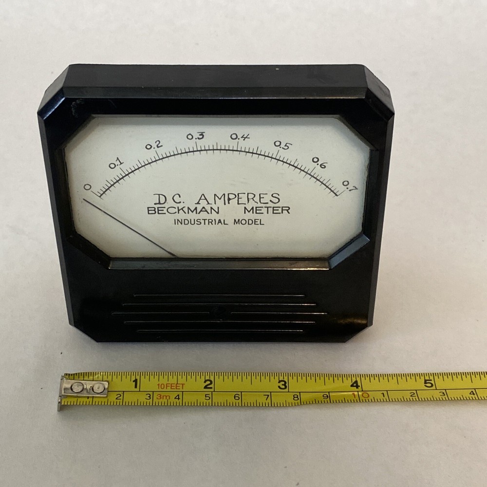 National Technical Labs Beckman DC Ammeter Panel Meter