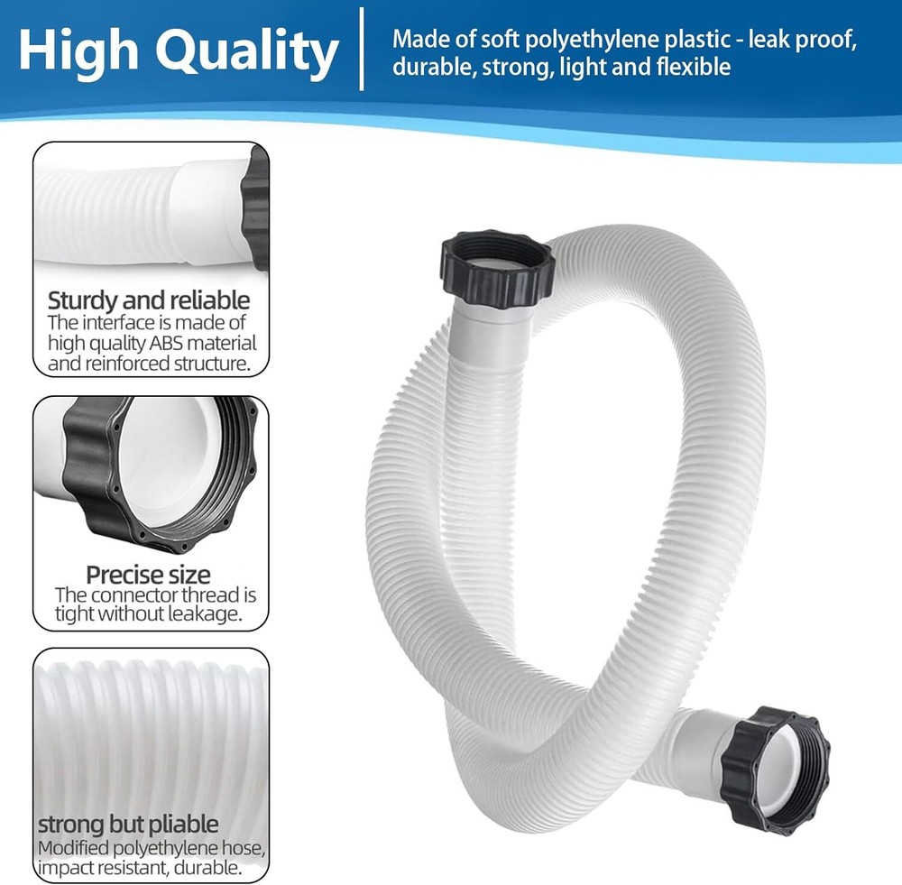 29060E For Intex 1.5" Diameter Accessory Pool Pump Replacement Hose - 59" Long