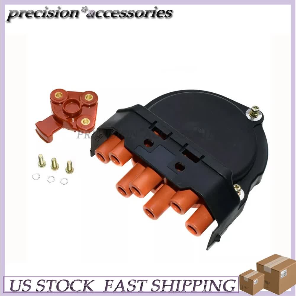 1Set Distributor Cap Rotor Kit 12111725070 Fits For BMW E23 E24 E28 E30 E31 E32