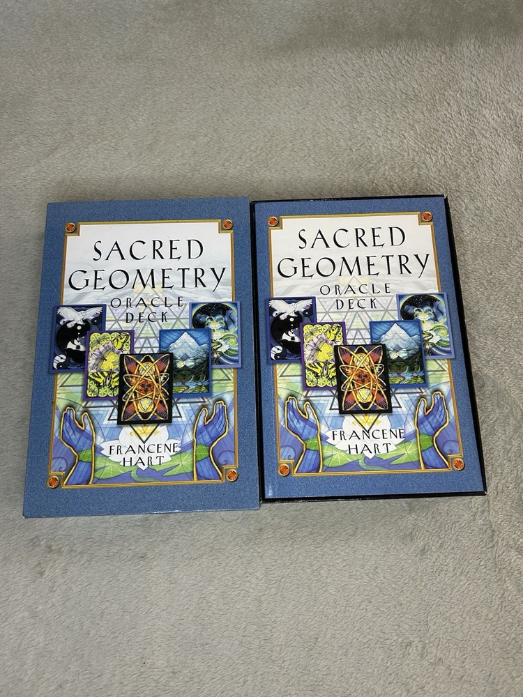 Sacred Geometry Oracle Tarot Deck Cards (64) Francene Hart EUC Ancient Science