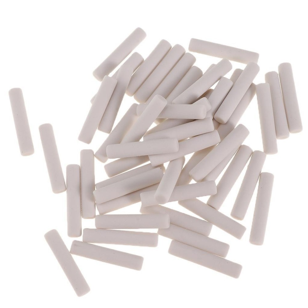 50x Electric Automatic Eraser Refills 5mm Replaceable Rubbers Packed in Box