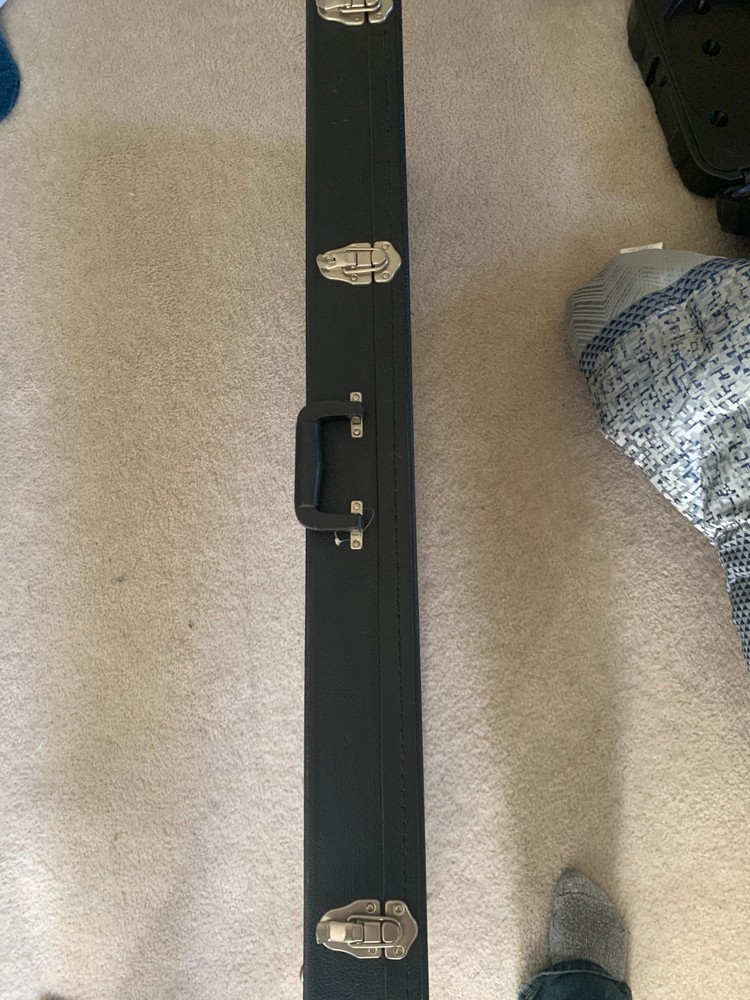 ESP LTD Explorer / Firebird Electric Guitar Black HARD CASE